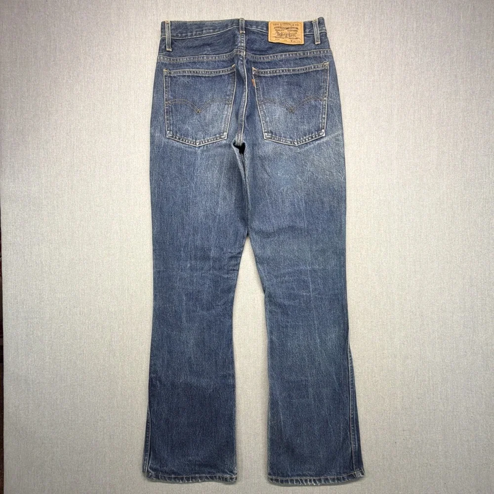 Vintage Levi's 646 Orange Tab Bellbottom Flare Denim 32x32 (Fits 30x32)